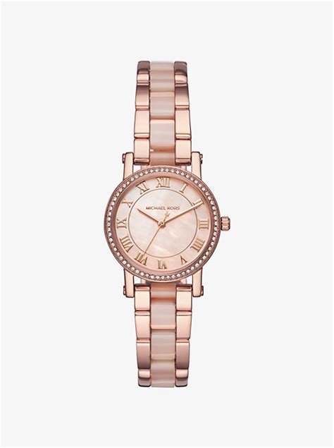 michael kors norie rose gold-tone watch|Michael Kors Women's Norie Gold.